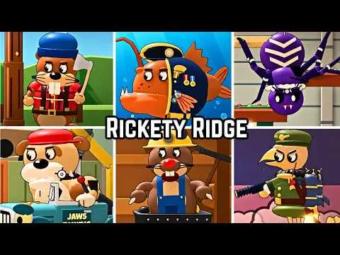 INKHEAD (Cuphead) - WORLD 3: Rickety Ridge - Full Walkthrough - Roblox