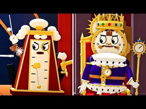 INKHEAD (Cuphead) - WORLD 4 - The Clock King's Castle - Full Walkthrough + Ending - Roblox